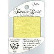 Rainbow Gallery Petite Treasure Braid PB201 Shimmer Yellow THUMBNAIL
