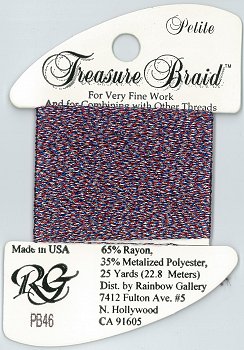 Rainbow Gallery Petite Treasure Braid PB46 4th of July MAIN