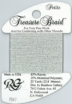 Rainbow Gallery Petite Treasure Braid PB47 Ice MAIN
