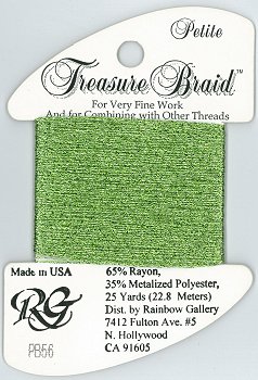 Rainbow Gallery Petite Treasure Braid PB56 Pale Avocado MAIN