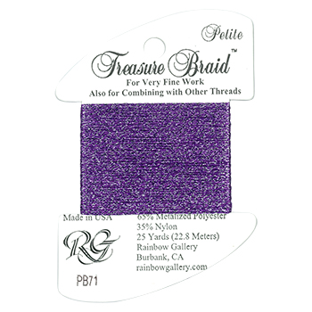 Rainbow Gallery Petite Treasure Braid PB71 Orchid MAIN