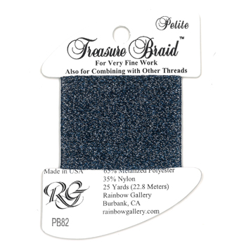 Rainbow Gallery Petite Treasure Braid PB82 Volcanic Ash MAIN