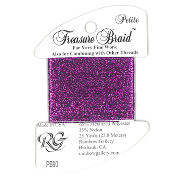 Rainbow Gallery Petite Treasure Braid PB90 Festive Fuchsia MAIN