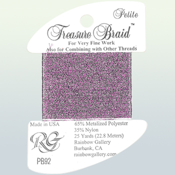 Rainbow Gallery Petite Treasure Braid PB92 Sweetheart Rose MAIN