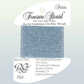 Rainbow Gallery Petite Treasure Braid PB94 Crystal Blue MAIN