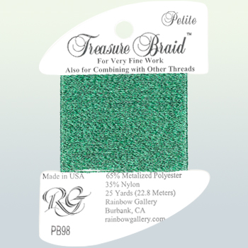Rainbow Gallery Petite Treasure Braid PB98 English Ivy MAIN