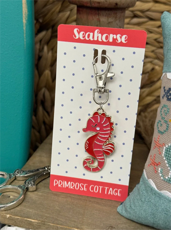 Primrose Cottage Scissor Fob - Seahorse MAIN