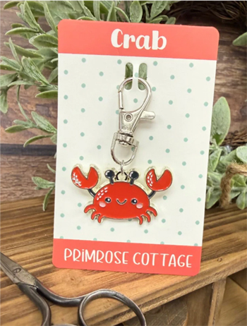 Primrose Cottage Scissor Fob - Crab MAIN