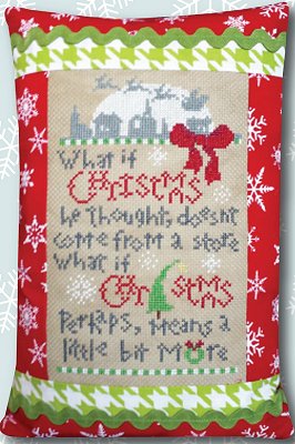 Pine Mountain Designs - Rectangle Pillow - Perhaps Christmas MAIN
