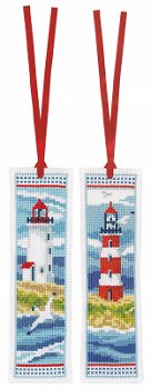 Vervaco Cross Stitch Kit - Lighthouse Bookmarks MAIN