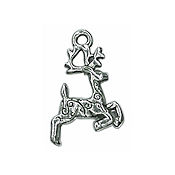 Silver Reindeer Charm MAIN
