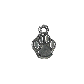 Charm Paw Print Silver MAIN