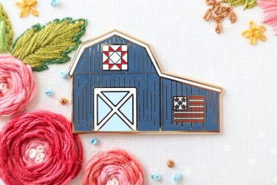 Flamingo Toes Needle Minder - Patriotic Barn MAIN