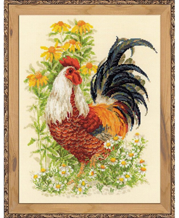 Riolis Cross Stitch Kit - Rooster MAIN