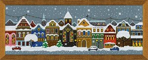 Riolis Cross Stitch Kit - Christmas City MAIN