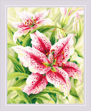 Riolis Cross Stitch Kit - Lilies MAIN