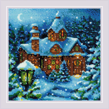 Riolis Cross Stitch Kit - Snowfall In The Forest MAIN