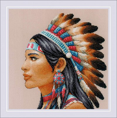 Riolis Cross Stitch Kit - Amazing Women America MAIN