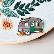 Flamingo Toes Needle Minder - Haunted Camper THUMBNAIL