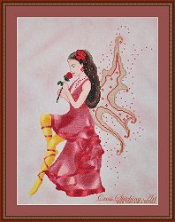 Cross Stitching Art - Rose Fairy MAIN