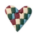 Button - Heart Patchwork MAIN