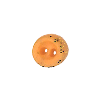 Button - Orange Glitter Simple, Extra Small MAIN