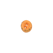 Button - Orange Glitter Simple, Extra Extra Small THUMBNAIL