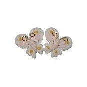 Button - Pale Pink Butterfly, Set of 2 THUMBNAIL