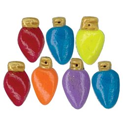 Button - Christmas Lights (Set of 7) MAIN
