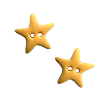 Button - Gold Star, Small/Medium - Set of 2 MAIN