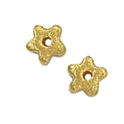 Button - Metallic Gold Star, Extra Small - Set of 2 THUMBNAIL