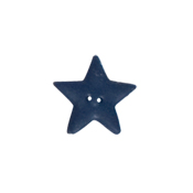 Button - Navy Blue Star, Small THUMBNAIL