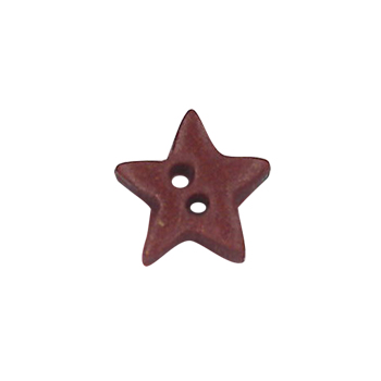 Button - Red Star, Small MAIN