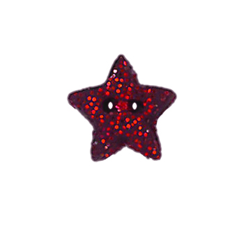 Button - Holiday Star, Small MAIN
