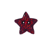 Button - Holiday Star, Small THUMBNAIL