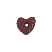 Button - Holiday Heart, Extra Small THUMBNAIL