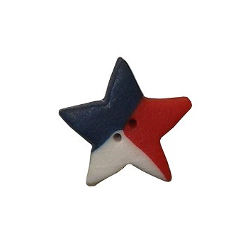 Button - Patriotic Star MAIN