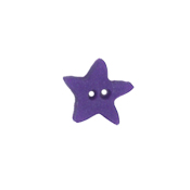 Button - Glow Purple Star, Small THUMBNAIL