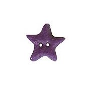 Button - Purple Pulled Star, Medium THUMBNAIL