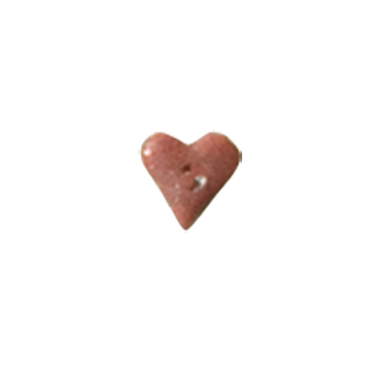 Button - Rose Pearl Heart, Small MAIN