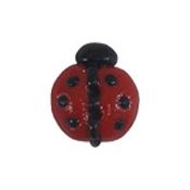 Button - Ladybug, Extra Small THUMBNAIL