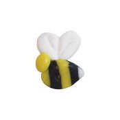 Button - Left-Facing Flying Bee, Medium THUMBNAIL