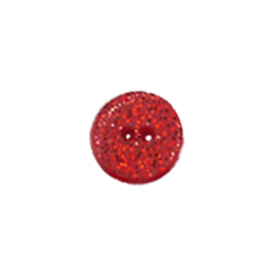 Button - Red Glitter Ball, Extra Small MAIN