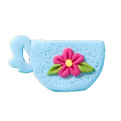 Button - Tea Cup THUMBNAIL