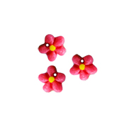 Button - Coral Flower Head, Extra Small - Set of 3 THUMBNAIL