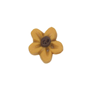 Button - Copper Flower Head, Small THUMBNAIL