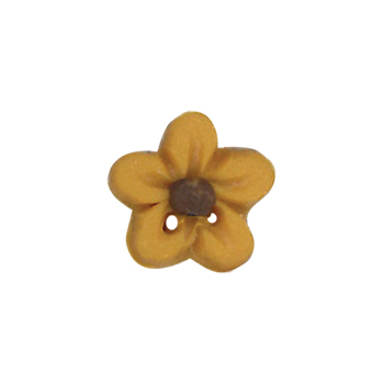 Button - Gold Flower Head, Small MAIN