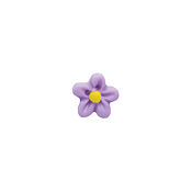 Button - Lavender Flower Head, Small THUMBNAIL