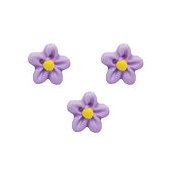 Button - Lavender Flower Head, Small - Set of 3 MAIN
