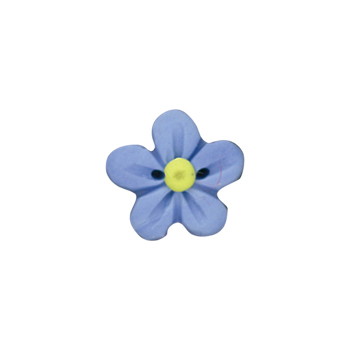 Button - Periwinkle Flower Head, Small MAIN